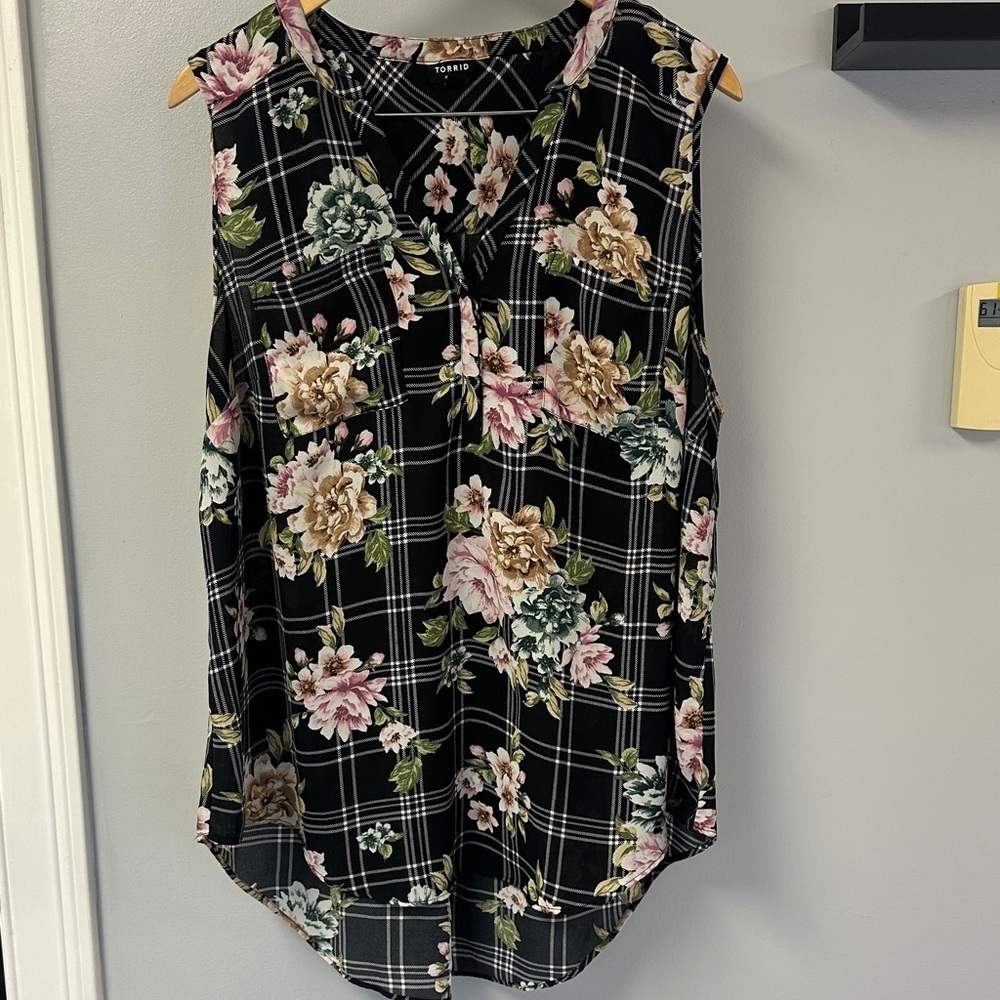 Torrid Floral Blouse